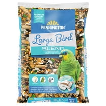 Pennington Large Bird Everyday Blend Bird Food for Parrots, Cockatoos; 3 lb. Bag