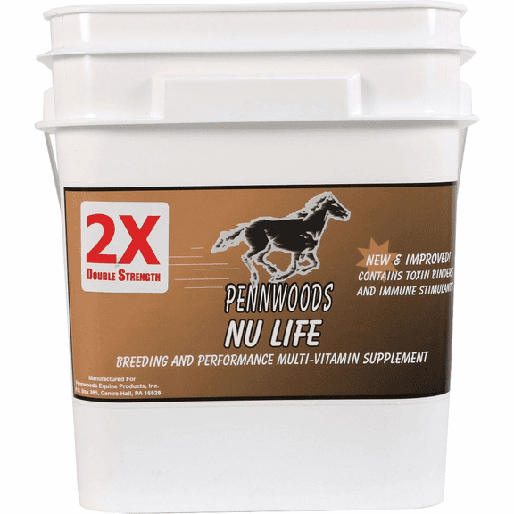 PENNWOODS EQUINE PRODUCTS NU LIFE 2X BREEDING AND VITAMIN HORSE SUPPLEMENT
