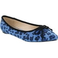 thumbnail image 1 of Women's Penny Loves Kenny Nip Ballet Flat Blue/Black Faux Hair 7 M, 1 of 4