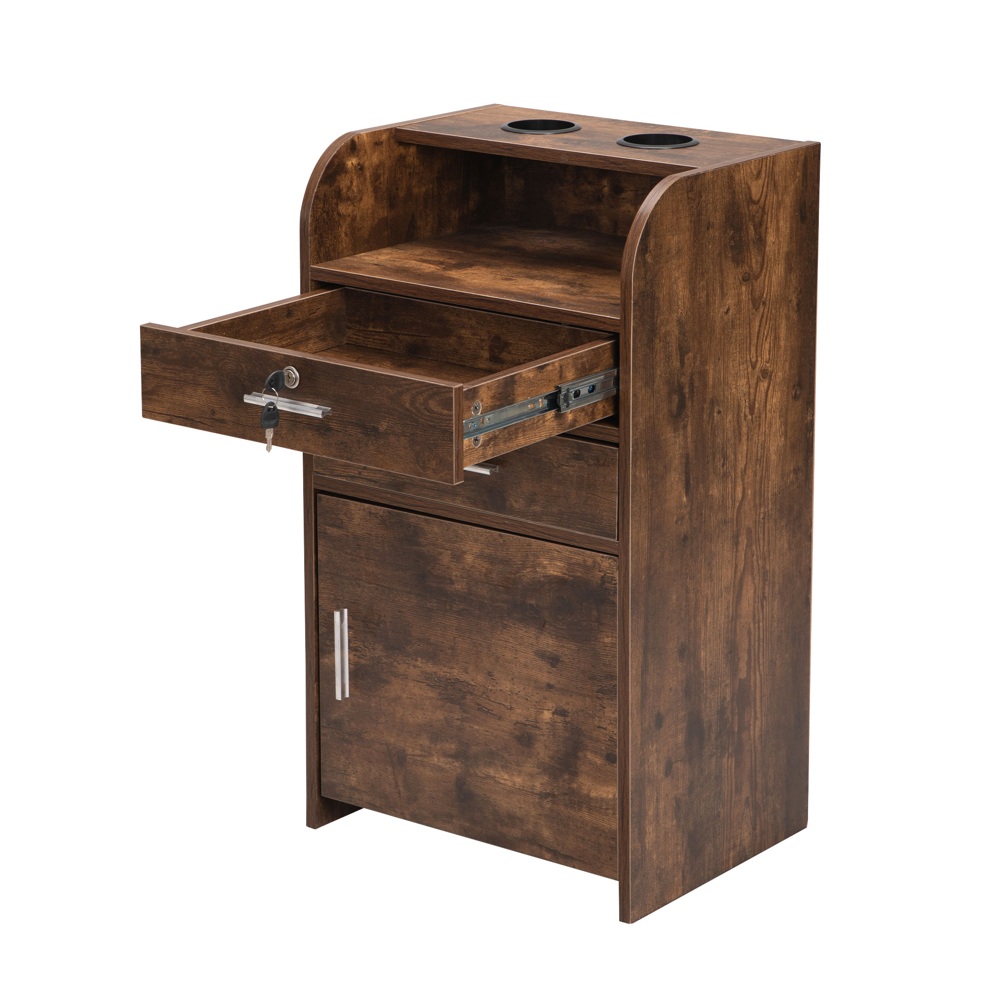 Saloniture Tabletop Hair Iron & Blow Dryer Holder Salon Appliance