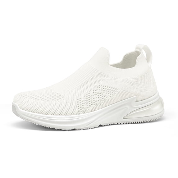 PENNYSUE Women's Slip-On Breathable Mesh Walking Shoes with Air Cushion – Lightweight Casual Sneakers for Daily Wear