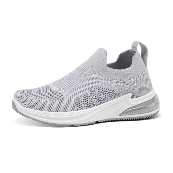 PENNYSUE Women's Slip-On Breathable Mesh Walking Shoes with Air Cushion – Lightweight Casual Sneakers for Daily Wear