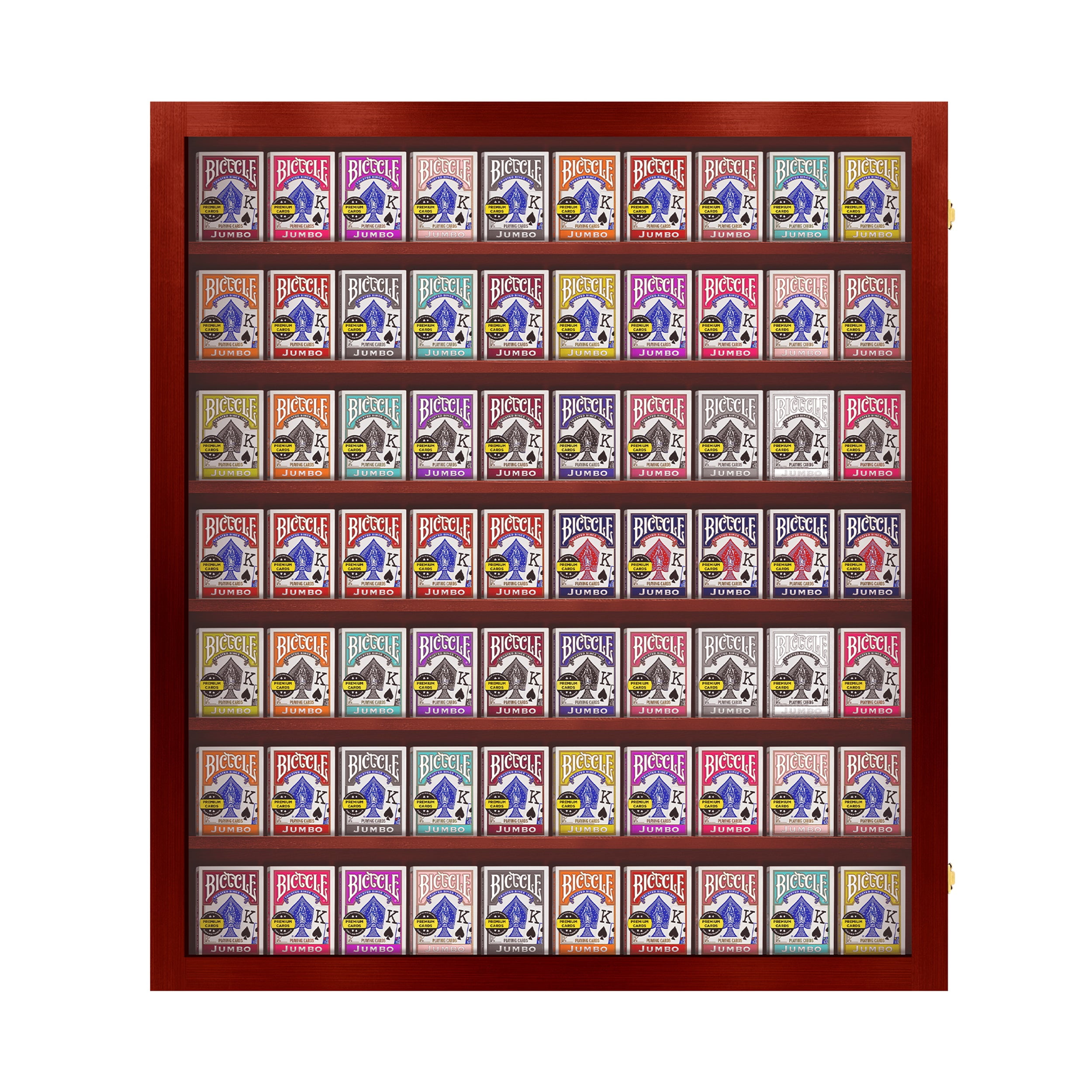 PENNZONI Card Deck Display Case, Holds 70 Playing Cards, Clear Acrylic