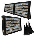 thumbnail image 1 of PENNZONI Full Table Top Display Case w/ Stand, Acrylic Baseball Card Show, Black, 1 of 8