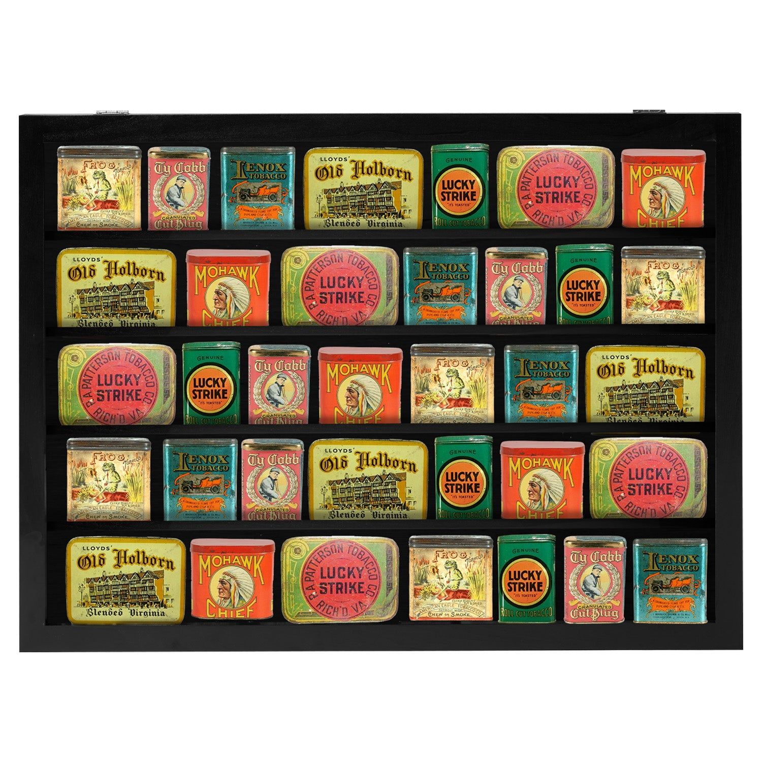 chewing tobacco tins Lot 804: 6 Advertising Tins, Tiger & Sterling PRINCE ALBERT AND UNION LEADER