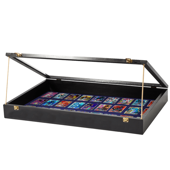 Trade Show Display Case - w/ Wooden Dowels (Black)