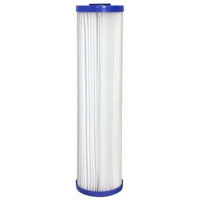 PENTAIR RESIDENTIAL FILTRATION LLC Pleated Water Filter Cartridge, 20-In. RS6-20-SS2-S06