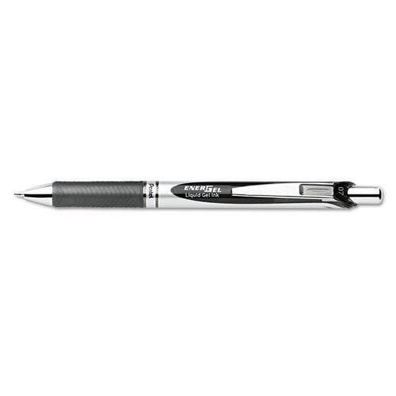 PENTEL BL77A EnerGel RTX Roller Ball Retractable Gel Pen, Black Ink, Medium, Sold individually