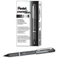 thumbnail image 1 of PENTEL EnerGel NV Liquid Gel Pen, 1mm, Black Barrel, Black Ink, Dozen (BL30A), 1 of 6