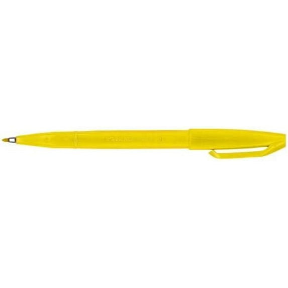 PENTEL S520 SIGN PEN - YELLOW, Sold individually