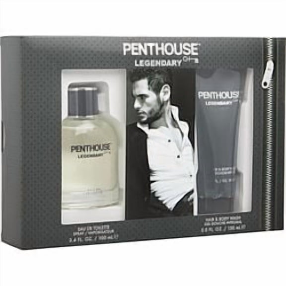 Legendary By Penthouse For Men Set: EDT + Hair & Body Wash 3.4oz+5.0oz