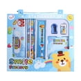 thumbnail image 1 of PEONAVET 8Pcs Stationery Set Welcome Starting Season Supplies Stationery Set Including Pencils Eraser Ruler Sharpeners with Pencil Case Students Classroom Gifts forss Prizes Exchange Gifts fors, 1 of 5