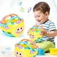 thumbnail image 1 of PEONAVET Baby Toys Baby Toys 6 To 12 Months Soft Baby Toy Bell Rattles Ball Toy Infant Toy Plastic Hand Bell Kids Christmas Gifts, 1 of 3