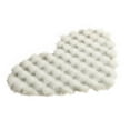 thumbnail image 1 of PEONAVET Bedroom Rug Bubble Pile Cream Style Living Room Heart Rug Single Sofa Coffee Table Rug Cloakroom Makeup Cushion Rugs, 1 of 5
