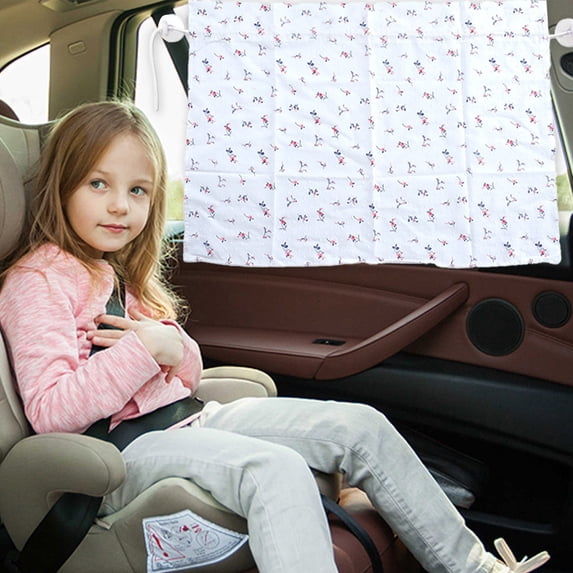 PEONAVET Car Sun Shade Curtain for Side Window, Sunshade Protector Sun Blocker Blind for Kids, Car Essentials for Women Interior