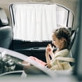 thumbnail image 1 of PEONAVET Car Window Curtain, Sun Shade Blackouts Window for Car Side Window, Car Essentials for Women Interior, 1 of 7