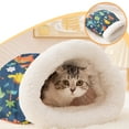 thumbnail image 1 of PEONAVET Cats Cave,Cats Dog Sleeping Bag,Furry Warm Cats Sleeping Mat for Indoor Catss Washable Cozy Dog Cats Sleeping Bag for, 1 of 6