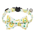 thumbnail image 1 of PEONAVET Cats Collars Irish Festival St. Patrick's Day Pet Collar for Puppies Catss Adjustable Bow Tie With Bells, 1 of 2