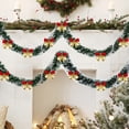 thumbnail image 1 of PEONAVET Christmas Tinsel GarlandChristmas Tree Pendant Pull Flower Ribbon 2 Meters Wool Strips Hanging Ornaments Suitable For Christmas Tree Window Decoration, 1 of 6