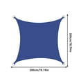 thumbnail image 1 of PEONAVET Clerance Under $1 Outdoor Sun Shade, 78.7×78.7" Rectangles Sun Shade Sail for Outdoor, UV Block Sun Protection Triangular Shade for Swimming Pool Camping Backyard Patio, 1 of 5