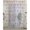 thumbnail image 1 of PEONAVET Curtains, Vintage White Sheer Lace Curtains for Bedroom Living Room, Sheer Curtain Panels Sheer Drapes, 1 of 1