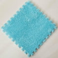 thumbnail image 1 of PEONAVET Fluffy Puzzle Mat, Plush Foam Mat for Living Room Bedroom, Non-Slip Interlockings Tile Mats for Floor Protection, 11.8 In Foam Area Rug Play Mat, 1 of 3
