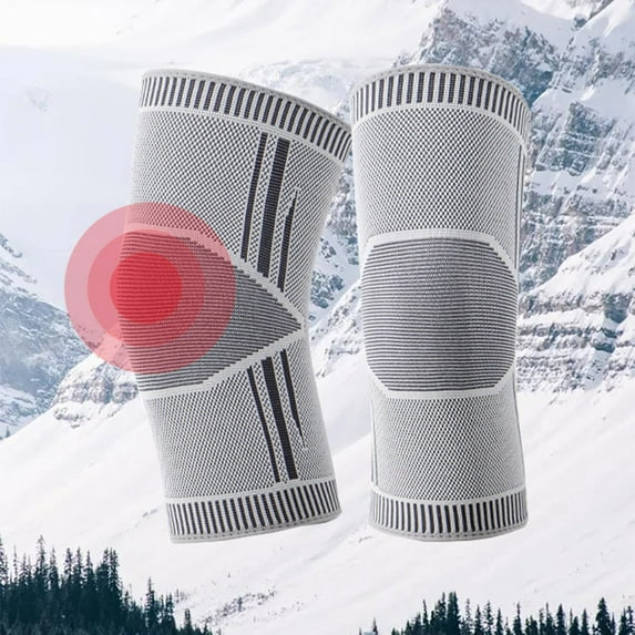 PEONAVET Heated Socks for Men Women Graphene Winter Warm Wormwood Thermal Leg Warmer Cycling Skiing Arthritis Pain Relief Knee Pads Sock Cover for Winter Cold Weather