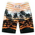 thumbnail image 1 of PEONAVET Men's Swim Trunks Quick Dry Board Shorts Summer Thin Fast-drying Beach Trousers Casual Drawstring Sports Short Pants Plus Size Shorts - Summer Savings Clearance, 1 of 6