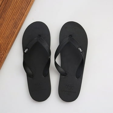 PEONAVET Mens Sport Flip Flops Comfort Orthotic Thong Sandals with Plantar Fasciitis Arch Support Outdoor Summer Beach - Summer Savings Clearance