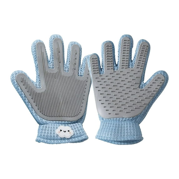 PEONAVET Pet Hair Remover Gloves, Cats Grooming Glove Brush Deshedding Glove, Massage Mitt for Dogs & Catss with Long & Short Fur-1 Pack