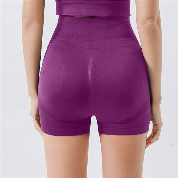 PEONAVET Purple Bikers Shorts for women with Pockets, 5"/8" Running Shorts Workout Athletic Shorts, Lightweight for Summer Cycling Running Yoga Gym - Summer's Top Trends