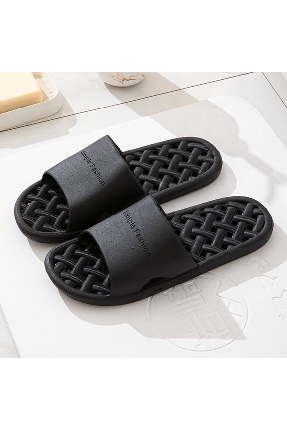 Shower Shoes Women with Holes, Non-Slip Message Bathroom Slippers, Quick Drying Soft Bath Sandals for Living Room College Dorm Beach SPA Gym Pool