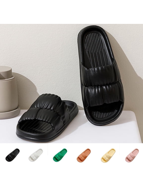 Shower Shoes for Women Men, Quickly Non-Slip Slides for Bathroom Pool Slides House Slippers for Indoor Outdoor Travels Use