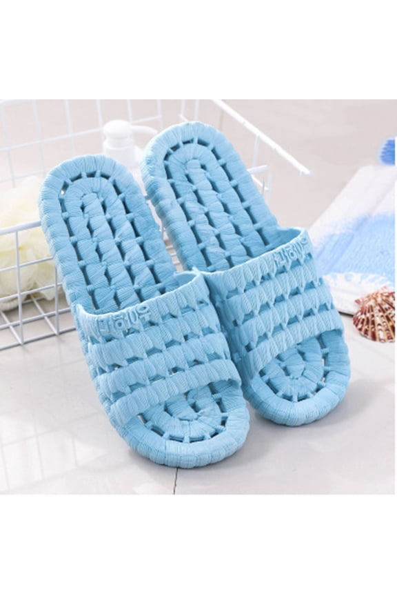 ShowerShower Shoes for Women, Soft Bathroom Slippers with Drain Hole, Non-Slip Quick Drying Bath Sandals for Living Room College Dorm Beach SPA Gym Pool Shoes for Women,