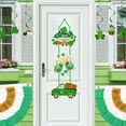 thumbnail image 1 of PEONAVET St. Patrick's Day Door Sign, Hanging Happy St. Patrick's Day Door Ornament Green Shamrock Door Decor for Home Holiday Party Decor, 1 of 6
