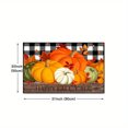 thumbnail image 1 of PEONAVET Thanksgiving Kitchen Mat Pumpkin Printed Floor Mat Thanksgiving Pumpkin Maple Leaf Background Carpet Non-Slip and Washable Kitchen Restaurant Floor Protector, 1 of 3