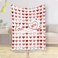 thumbnail image 1 of PEONAVET Throw Blanket for Women Valentines Heart Blanket Soft Flannel Lightweight Throw Blanket for Couch Sofa All Seasons Cozy Warm Blankets for Kids Adults Use On Sofa Couch Bed Office, 1 of 6