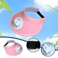 thumbnail image 1 of PEONAVET USB Charging Fan Hat,Portabale UV Protection Sun Hat,Summer Sun Protection Baseball Hat for Outdoor Golf Beach Pool Camping & Hiking（Pink）, 1 of 8