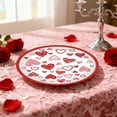 thumbnail image 1 of PEONAVET Valentine's Day Paper Plates 24pcs Disposable Valentines Themed Ppaper Plates Heavy Duty Dinner Plate for Weddings Birthday Decor, 1 of 6