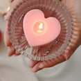 thumbnail image 1 of PEONAVET Valentine's Day Scented Candles, Pinks Heart Candles, Handmading Rose Candles for Valentine's Day, Wedding, Anniversary, Birthday, Home Decor, Gifts for Her on Clearance, 1 of 6