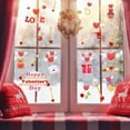 thumbnail image 1 of PEONAVET Valentine's Day Window Clings Decorations Valentines Day Window Heart Decor Valentine Gnome Stickers Decals for Glass Window Party, 1 of 7