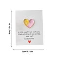 thumbnail image 1 of PEONAVET Valentines Day Card, Love You Greeting Card for Her Leather Unique Gift Card for Wedding Romantic Birthday Anniversary Valentines Mothers Day(Pink), 1 of 6