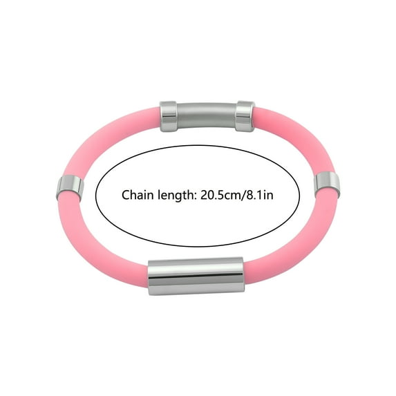 PEONAVET Vertigo Bracelet Anti-static Bracelet Negative Ion Silica Gel Metal Balance Energy Sports Bracelet Christmas Gifts