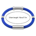 thumbnail image 1 of PEONAVET Vertigo Bracelet Anti-static Bracelet Negative Ion Silica Gel Metal Balance Energy Sports Bracelet Christmas Gifts, 1 of 2