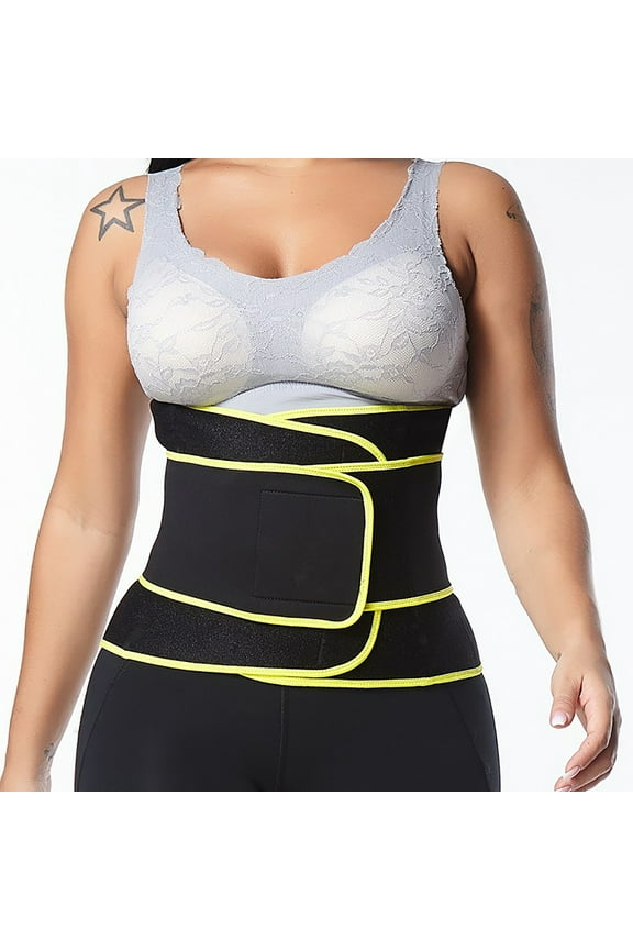 Waist Trainer for Women Wrap Waist Belt Slimming Body Shaper Plus Size Waist Trainer Shapeware Waist Trainer for Women Lower Belly Plus Size Postpartum Belly Band -