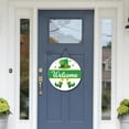 thumbnail image 1 of PEONAVET Welcome St.Patrick's Day Door Sign, Hanging Sign Door Decoration for Front Door, Irish Wreath Door Decor for Happy St.Patrick's Day Party Front Door Wall Home Decorations, 1 of 7