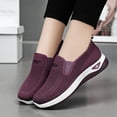 thumbnail image 1 of PEONAVET Women's Flat Sneaker Casual Mesh Slips- Women's Shoes Soft Sole Breathable Fashion Shoes Christmas Gifts, 1 of 8