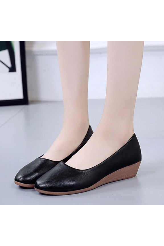Women’s Flats Shoes Comfortable Pointed Toe Slip On Casual Flats Dress Shoes Nude Flats - Mothers Day Gifts