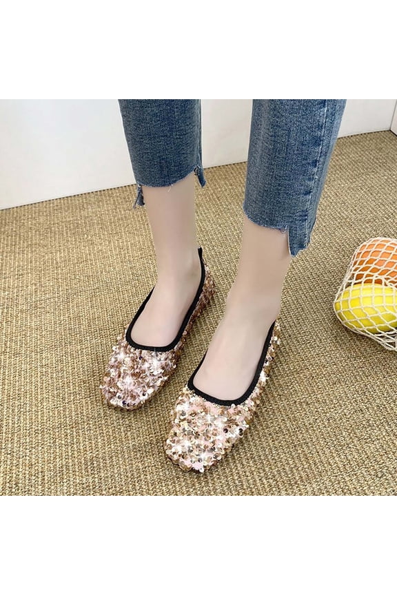 Women’s Flats Shoes Comfortable Pointed Toe Slip On Casual Flats Dress Shoes Nude Flats - Mothers Day Gifts
