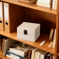 thumbnail image 1 of PEONAVET Wooden Storage Box Flipping Cover Storage Box Thickened Solid Wood Home Storage Office Storage, 1 of 5